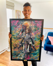 Load image into Gallery viewer, Cutlip, Biker art by Albie The Artist, Malle Mile